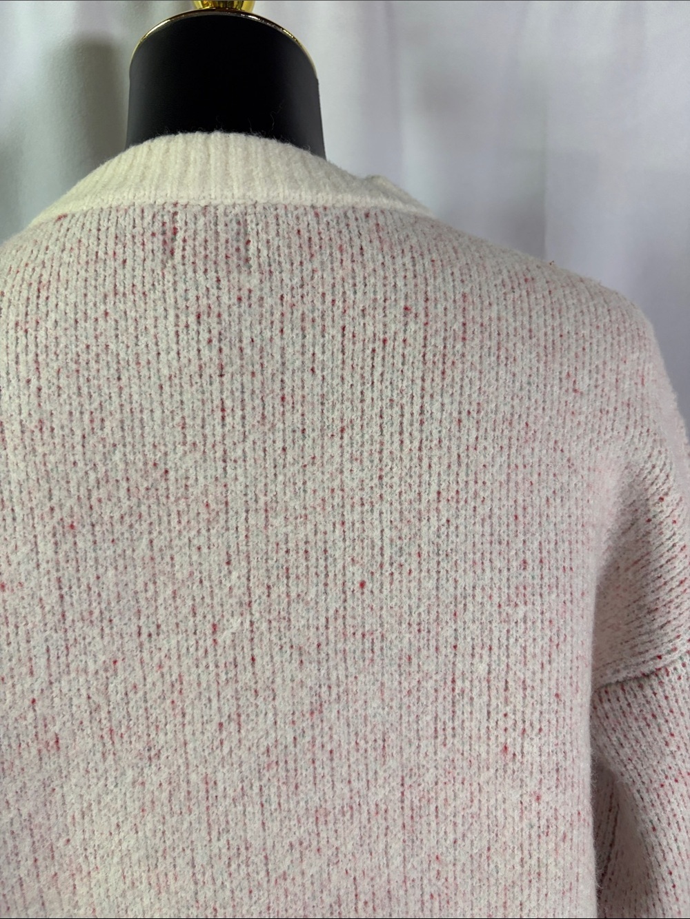 NWT A New Day White Multicolor Ciao Ciao Cherry Print Crewneck Sweater - Picture 12 of 16